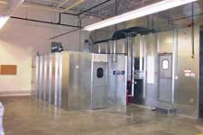 Custom Designed Paint Spray Booth for Manufacturing Applications